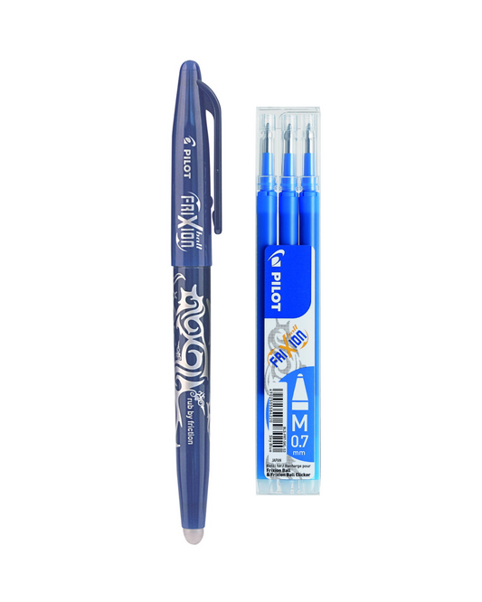 Bolígrafo Pilot FriXion + Pack 3 Recargas